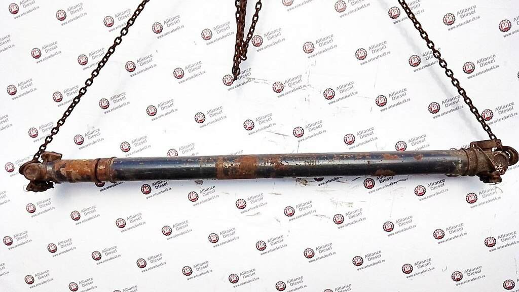 Вал карданный L 185 см х 4 болта б/у для Scania