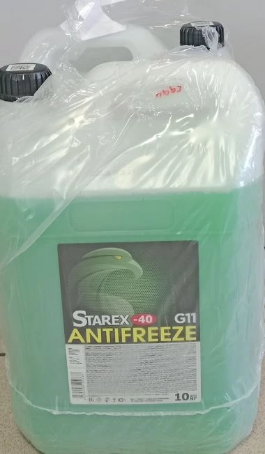 антифриз  Euro зеленый G11(-40) 10кг нов. \ Антифриз Starex Green зеленый G11 10 кг